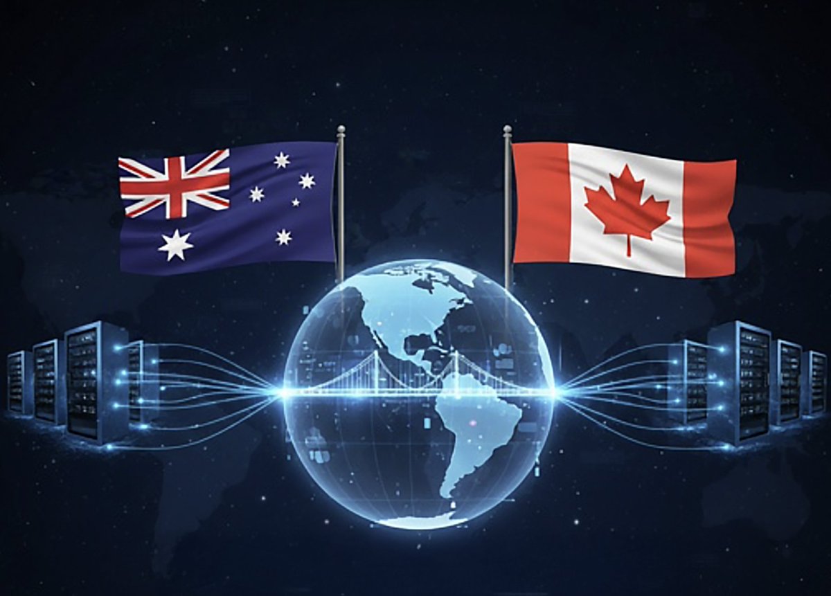 DistributiveNet's tweet image. Something exciting just happened: a #compute bridge between #Australia and #Canada.

In a first test, the University of Southern Queensland and Distributive successfully sent computational results back from DCP Workers operating on the other side of the world.