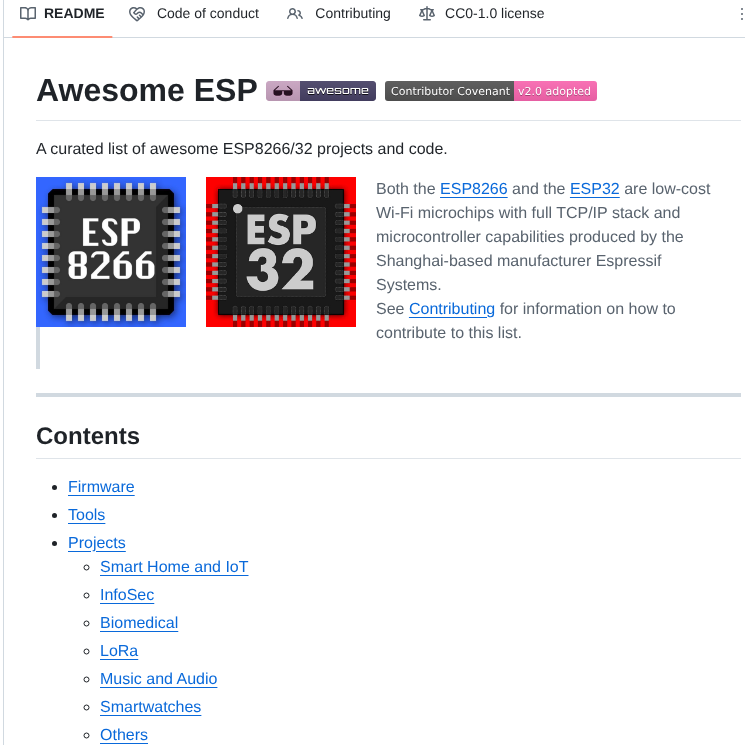 tom_doerr's tweet image. Curated list of ESP8266/32 projects and code

github.com/agucova/awesom…