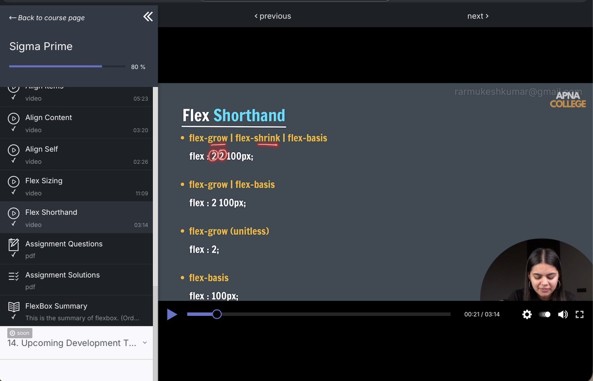 Mukeshkuma47612's tweet image. #11 Day of Software Engineering :-
Finished Day eleventh of my SE journey

Here’s what I learned today-
✨ Align Self
🖼️ Flex Sizing
📌 Flex Shorthand
🃏Assignment
📚 Software Engineering 
📚 Computer Graphics (Semester Exam)

#SoftwareEngineering #LearningInPublic #CodingJourney