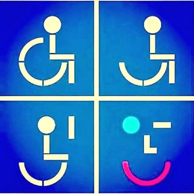 xavi_torres's tweet photo. A todo lo que te pasa, TÚ le puedes dar la forma y el color que quieras ;-) #disCAPACIDAD #DiaMundialDeLaDiscapacidad #3deDiciembre 😉😊👌💪 https://t.co/wS3mkIGG25