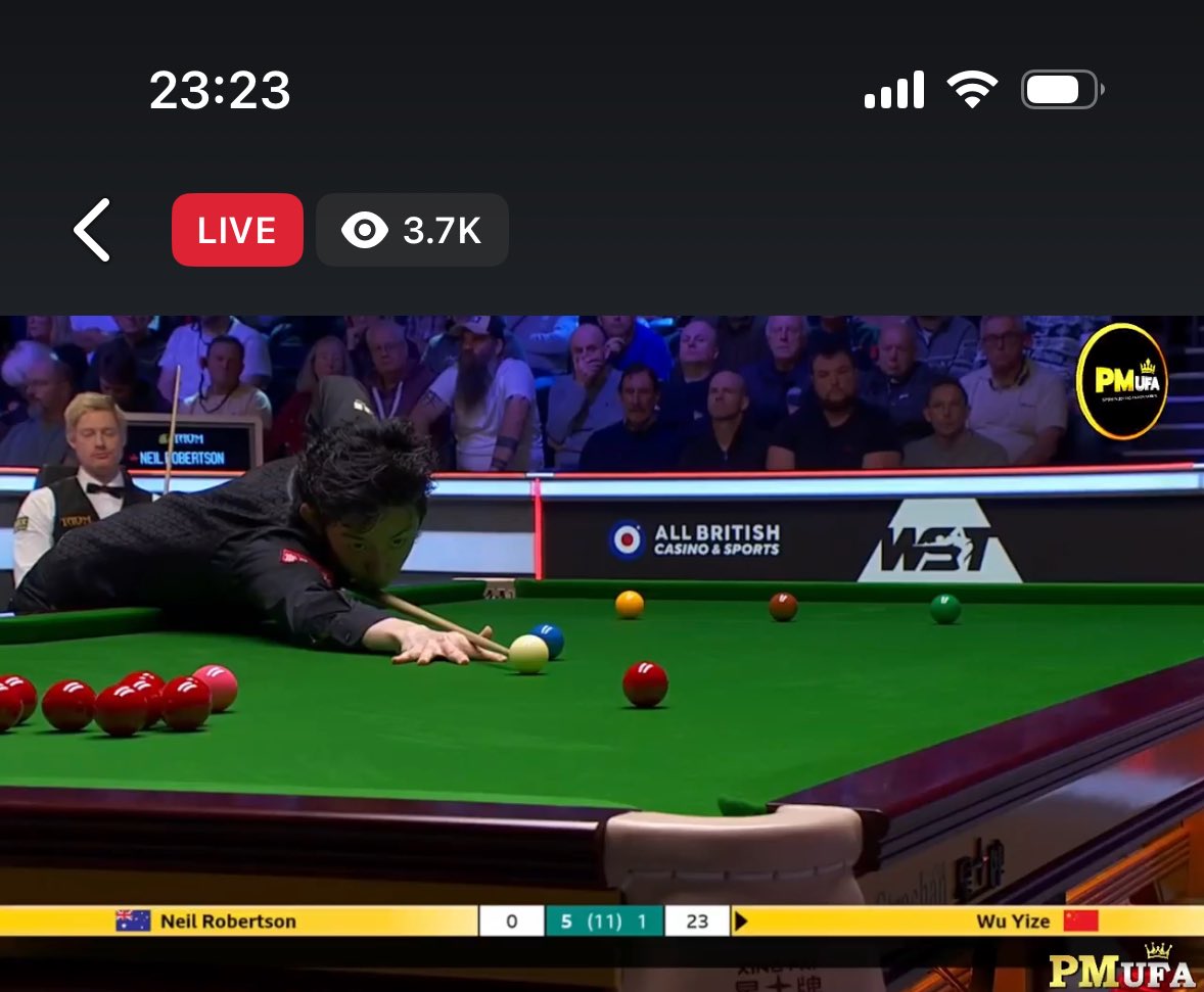 Сүүлийн интэрнэйшнл чампионд түрүүлдэг Хятад бацаан хэцүү бөмбөгүүд аваад амархан шаар алдаад 5-1 болчлоо. Австрали залуу Нэйл Робертсон харин сайн бндаа