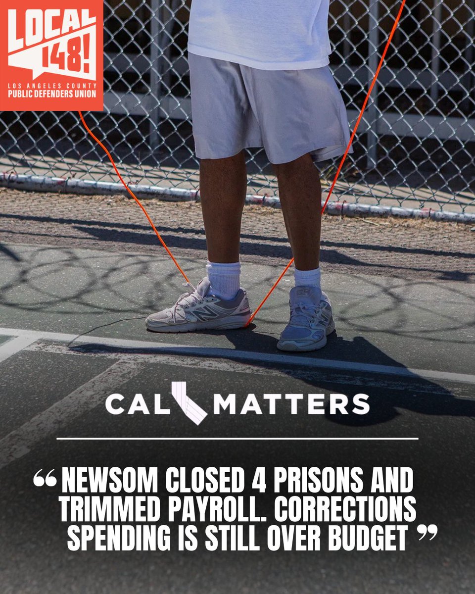 California gave its prison system $17.5B—and it still blew past its budget, overspending $850M in just three years. While our communities are told to “do more with less,” prisons burn through public dollars with zero accountability.

calmatters.org/justice/2025/1…