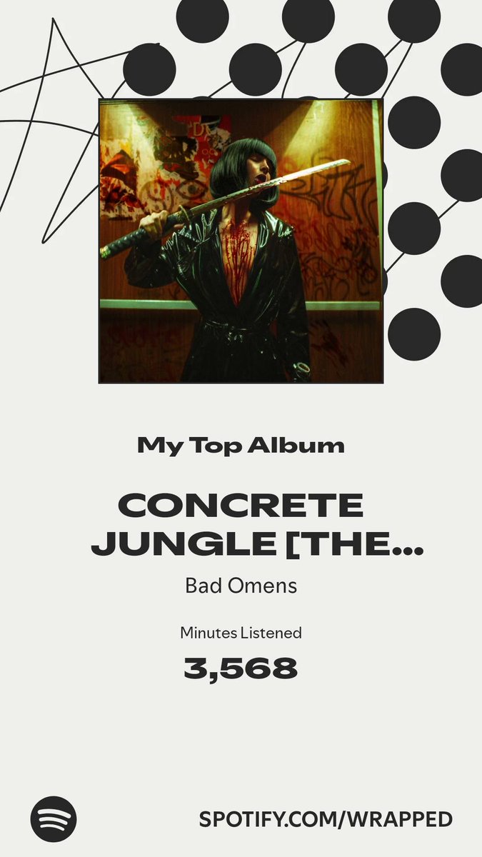 shame400's tweet photo. I spent the most time with CONCRETE JUNGLE [THE OST]. More in my #SpotifyWrapped   https://t.co/26voVyRhew https://t.co/ahuG3csWBr