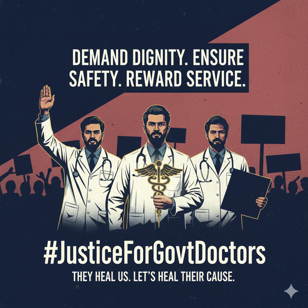 Specialization is earned through years of service and hard work —
not through biased scoring systems.
CIP2026 must be revised for true merit to prevail.
#JusticeForGovtDoctors