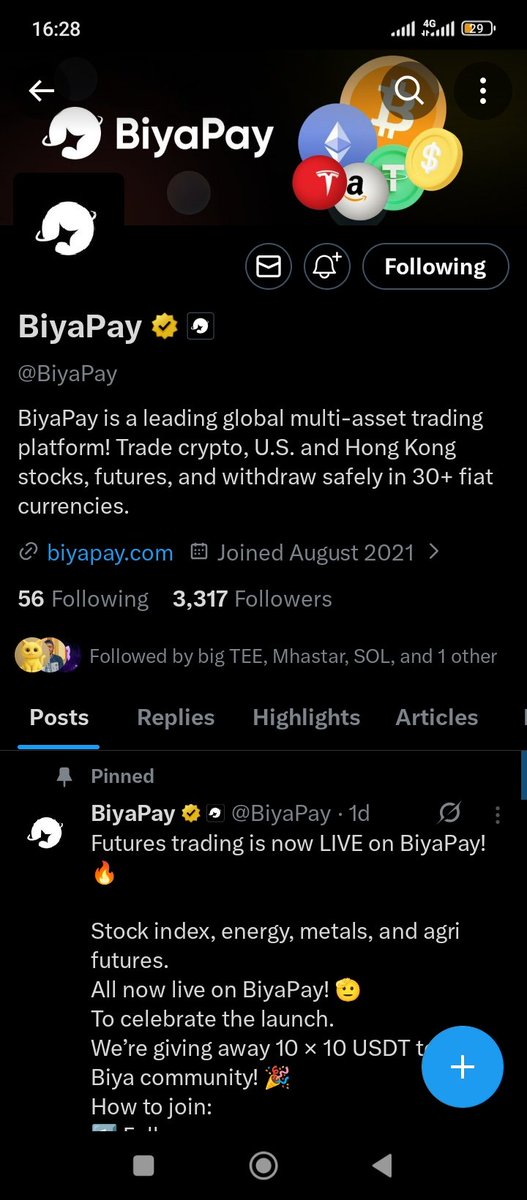 BoytSpace's tweet image. Done ✅ 
My wallet address 

0xe28D0346fd0B53AAe765F0154ff7dfcf5a53FB08

Proofs below 👇 @BiyaPay @BIYAPAYOFFICIAL