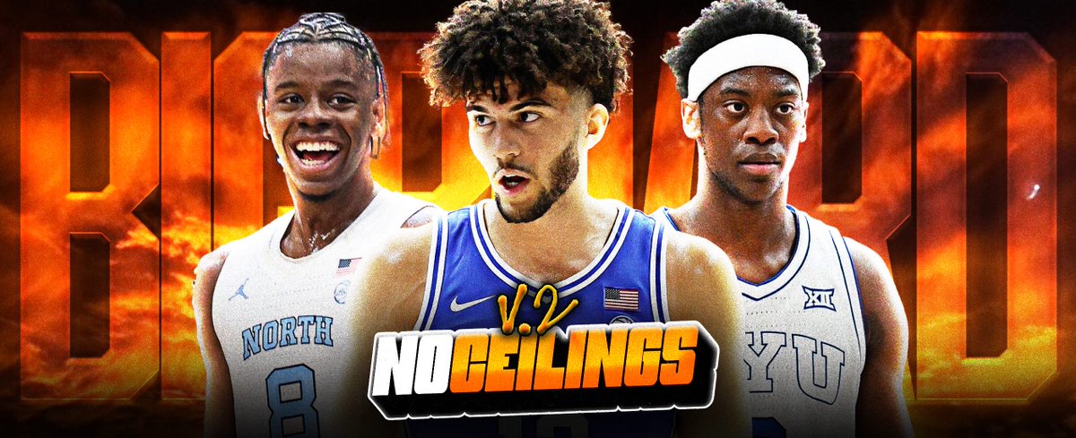 🚨BIG BOARD DAY🚨

The No Ceilings crew launches V.2 of their Composite 2026 NBA Draft BIG Board 

#NBADraft 

(Link &amp; Subscribe below 👇)
