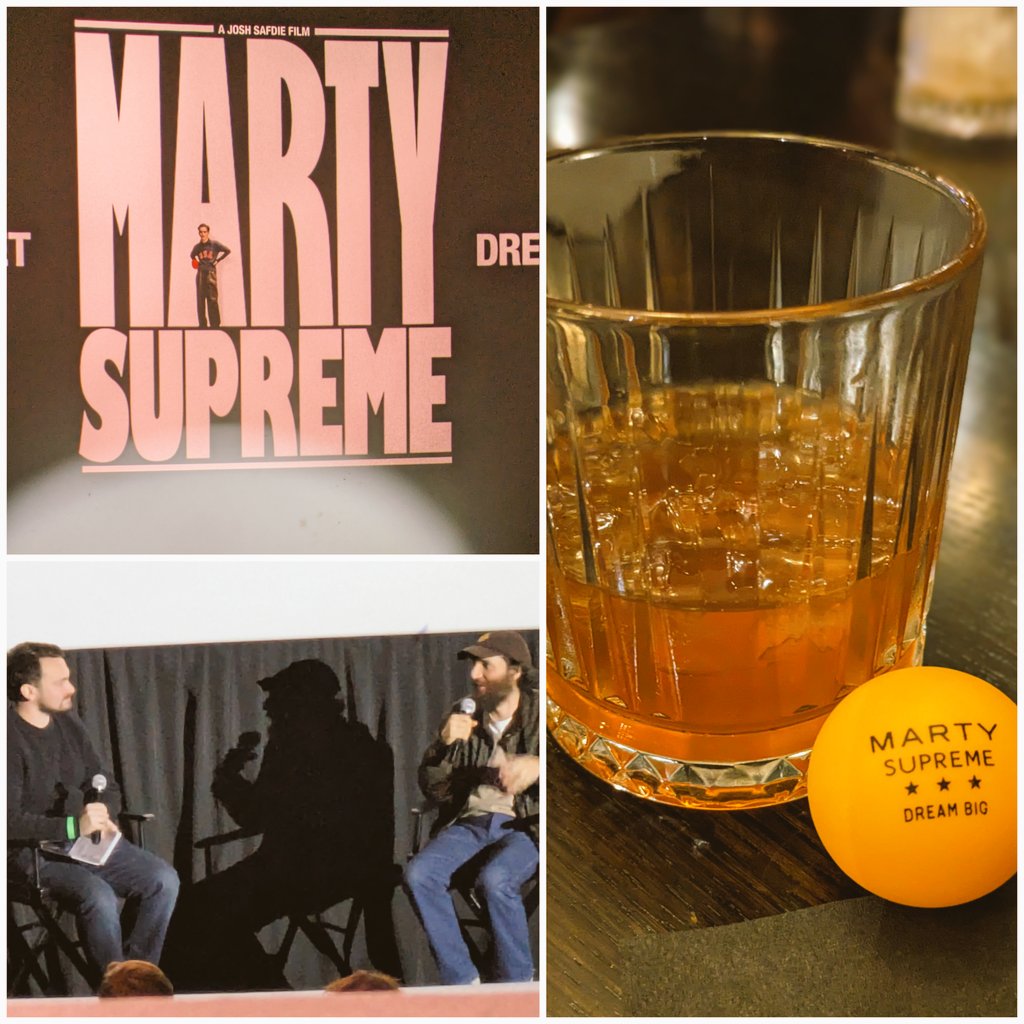 #MartySupreme screening last night with Josh Safdie Q&amp;A after