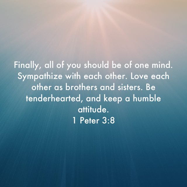 GM! Us as a family of Believers should have a similar thought process because our common goal is obedience to God’s word. Love should be the reason behind all our doings and dealing. Also, we need to have a kind approach with those we interact with.