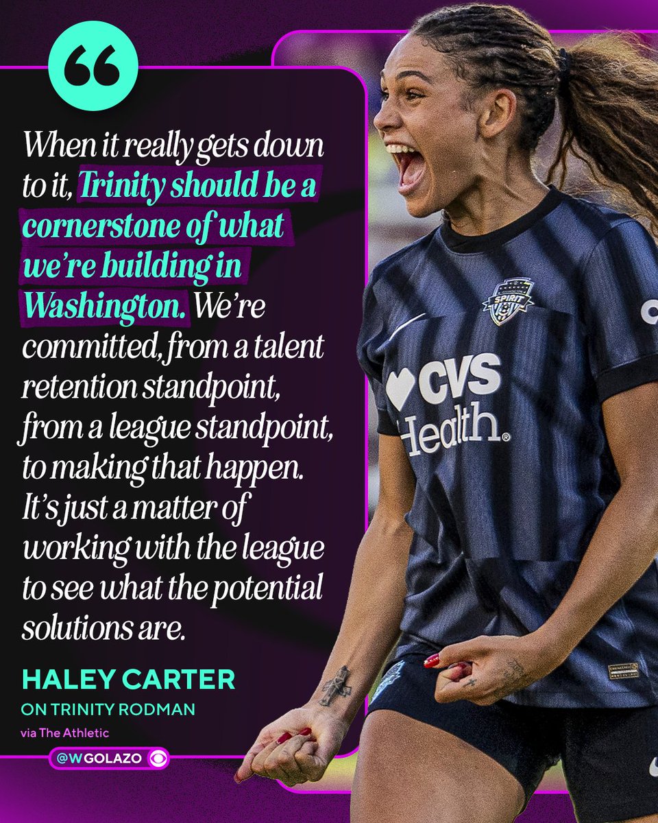 WGolazo's tweet image. Orlando’s architect has joined the Spirit 🌟

Carter will be part of Michele Kang’s global soccer empire, with an immediate focus on keeping superstar Trinity Rodman in Washington D.C., according to The Athletic ✍️