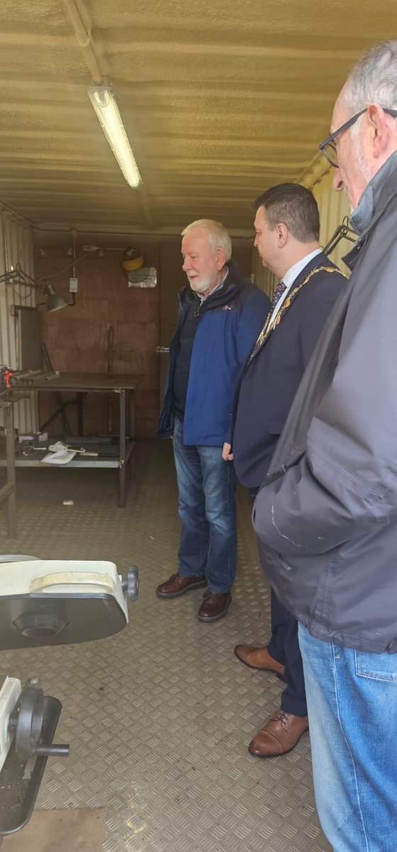 mayordcsdc's tweet photo. Thanks to all the guys at the Eglinton Men’s Shed for the warm welcome this morning❤️

I really enjoyed my tour of the facilities to see the activities they offer such was wood work, picture framing, metal workshop and horticultural activities👏 https://t.co/cg8VbwCBfN