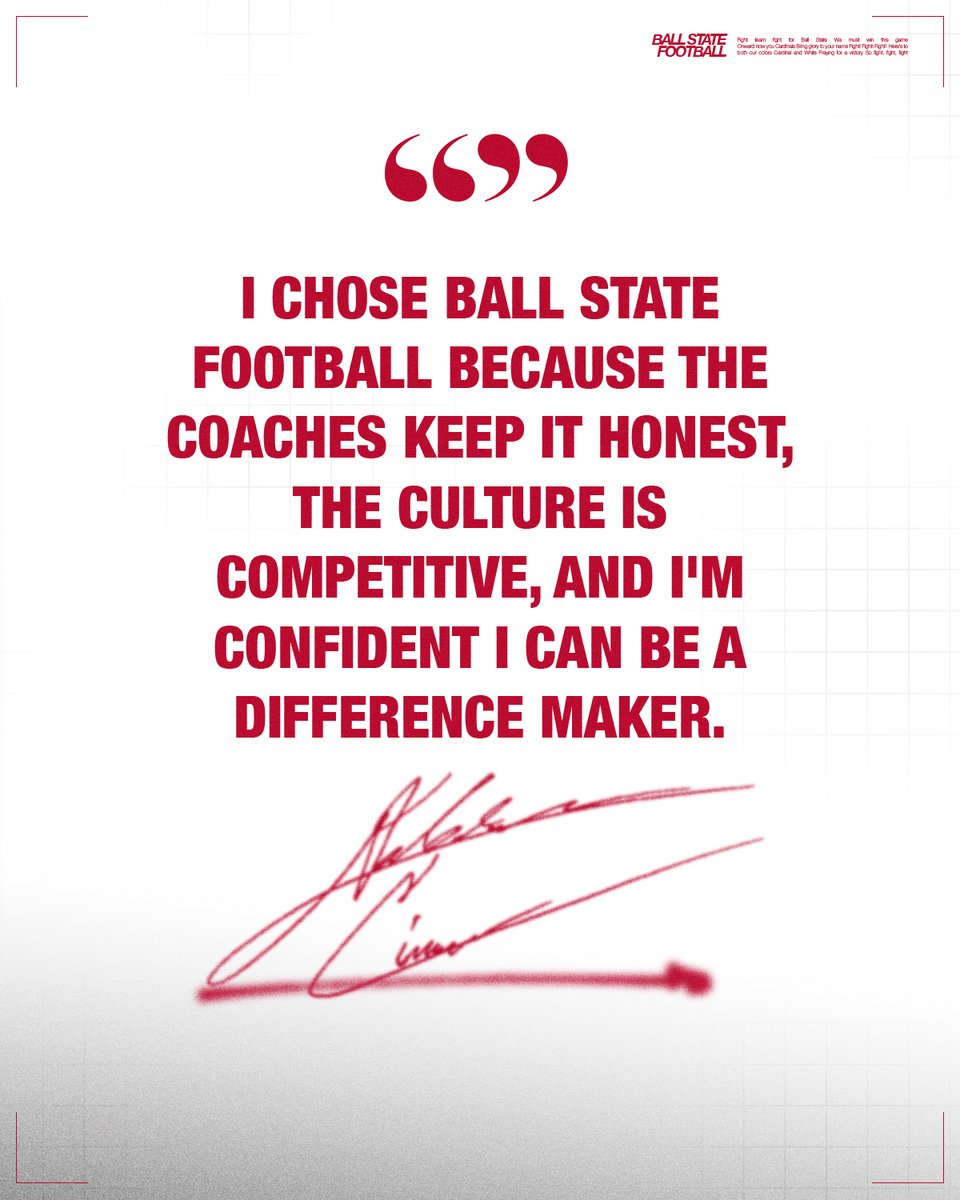 Ball State Football tweet media