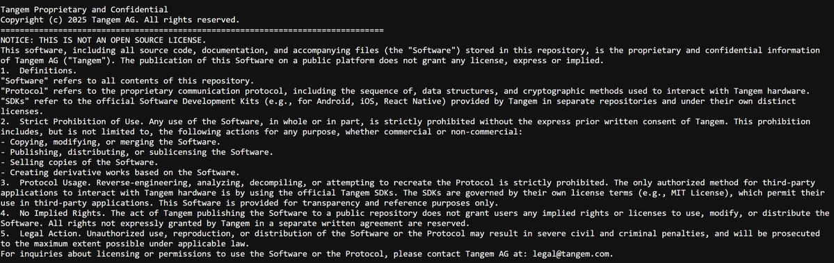 digdotnet's tweet image. what @lazutkinandrew is saying here, is yes our license forbids you doing this, but we cant stop you if your building privately. If you cant build yourself your SOL, a published community solution runs afoul of our license.

I attached the screenshot of public statements and I…