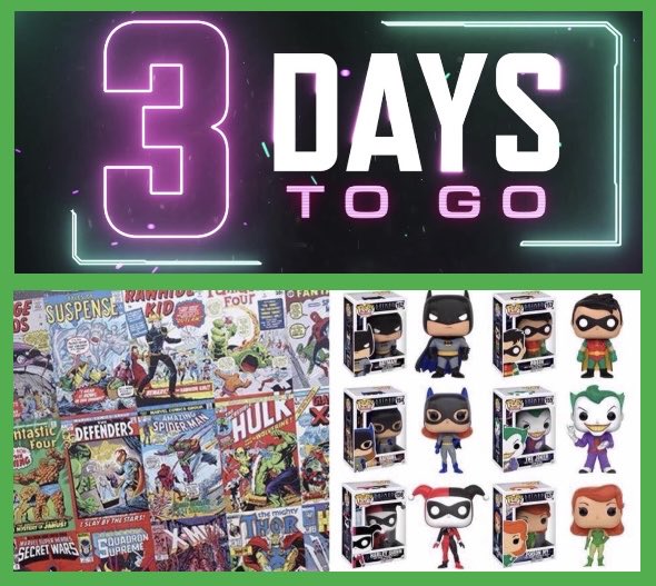 3 DAYS (12/6) until our LEHIGH VALLEY COMIC CONVENTION at Lehigh Carbon Community College! There will be TONS of comic books (from 50 cents to rare books), artists, creators, toys, PoPs, mini figures, Manga, Cosplay Corner, door prizes, and much more. 

Something for everyone!