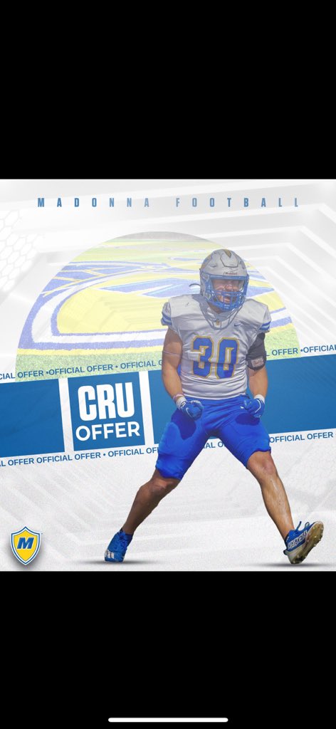 Charlie05991253's tweet photo. AGTG Blessed to receive my 2 offer from Madonna University (NAIA). Thank you too @coachlen4 for giving this opportunity! https://t.co/leOYc4bEca