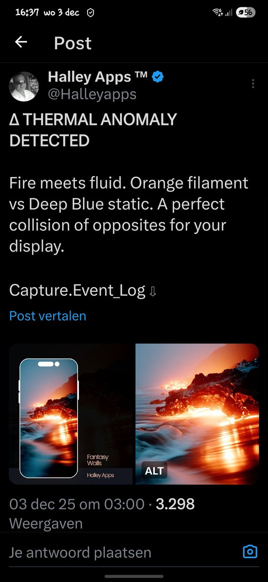 Rene_Amsterdam's tweet image. 📞💥 by @Halleyapps 💥📞

Wallpaper by @Halleyapps 
To download from his page here at X, see pic 2 and 3 

And here 👇🏻, pic 4 

New Fluffy iconpack by @AndroidTools3 

@NovaLauncher 

@SamsungNL Galaxy S25 Plus