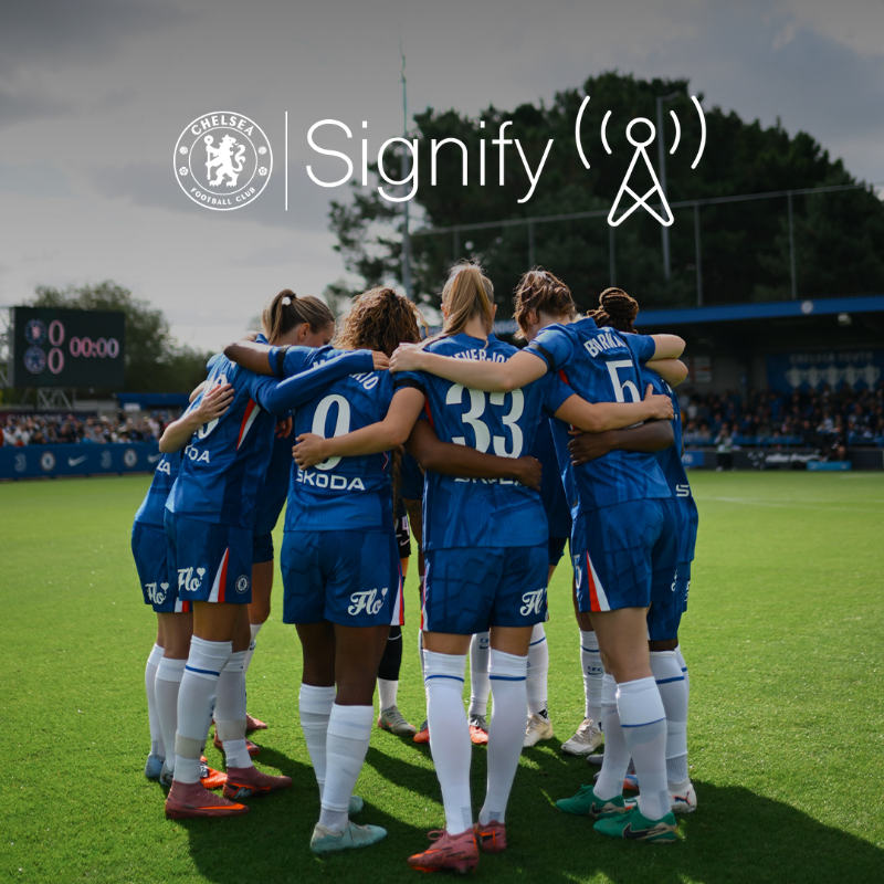 ChelseaFCW's tweet photo. Protecting our people, on and off the pitch. 🔵

Chelsea FC Women are working with Signify to tackle online abuse.

With their help, we'll detect, monitor and respond to threats in real time to protect players, staff and families. 👥