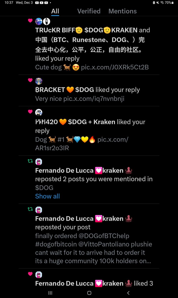 FICA70648107's tweet image. @DogOfBitcoinOG @LeonidasNFT dogs all over 😁🙌💛💛💛💛💛💛💛💛💛💛💛💛