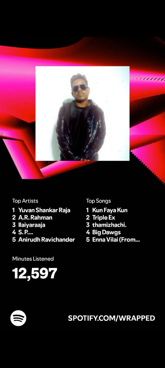 Ragul_R7's tweet photo. 2022,2023,2024,2025.....
Opposite  la irukarae Peru maaritae irukum aana Inga @thisisysr peru apidiye irukum ❤️🛐  
#SpotifyWrapped 
#yuvanshankarraja https://t.co/ILZ5aJClBu