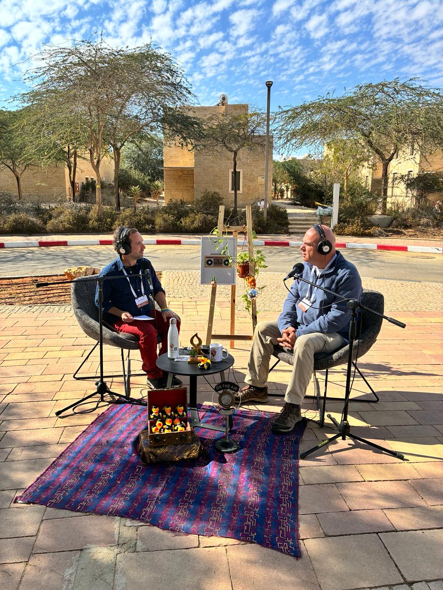 ConferenceDdd's tweet photo. Some photos from #BGU Radio Campus interviewing speakers and participants at the #DDD2025 conference. https://t.co/m1D78A8O5R