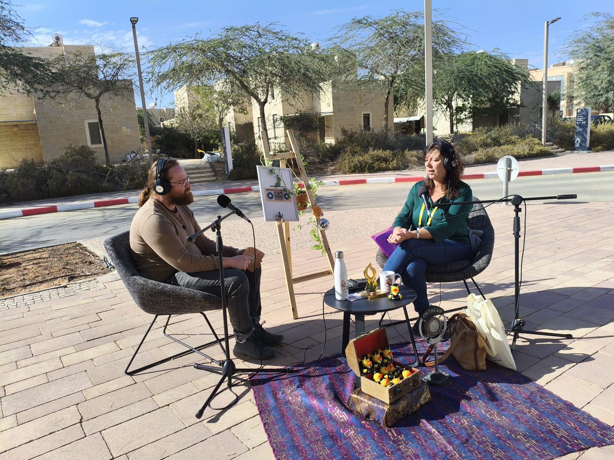 ConferenceDdd's tweet photo. Some photos from #BGU Radio Campus interviewing speakers and participants at the #DDD2025 conference. https://t.co/m1D78A8O5R