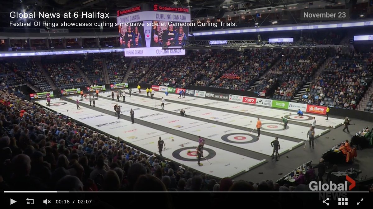 .@GlobalHalifax covers the Festival of Rings at the 2025 <a href="/MontanasBBQ/">Montana's BBQ & Bar</a> Canadian Curling Trials in Halifax 🥌🥌

Such an amazing initiative to get more people interested and involved in the game!

Click here to watch the full video ➡️ globalnews.ca/video/11551147…