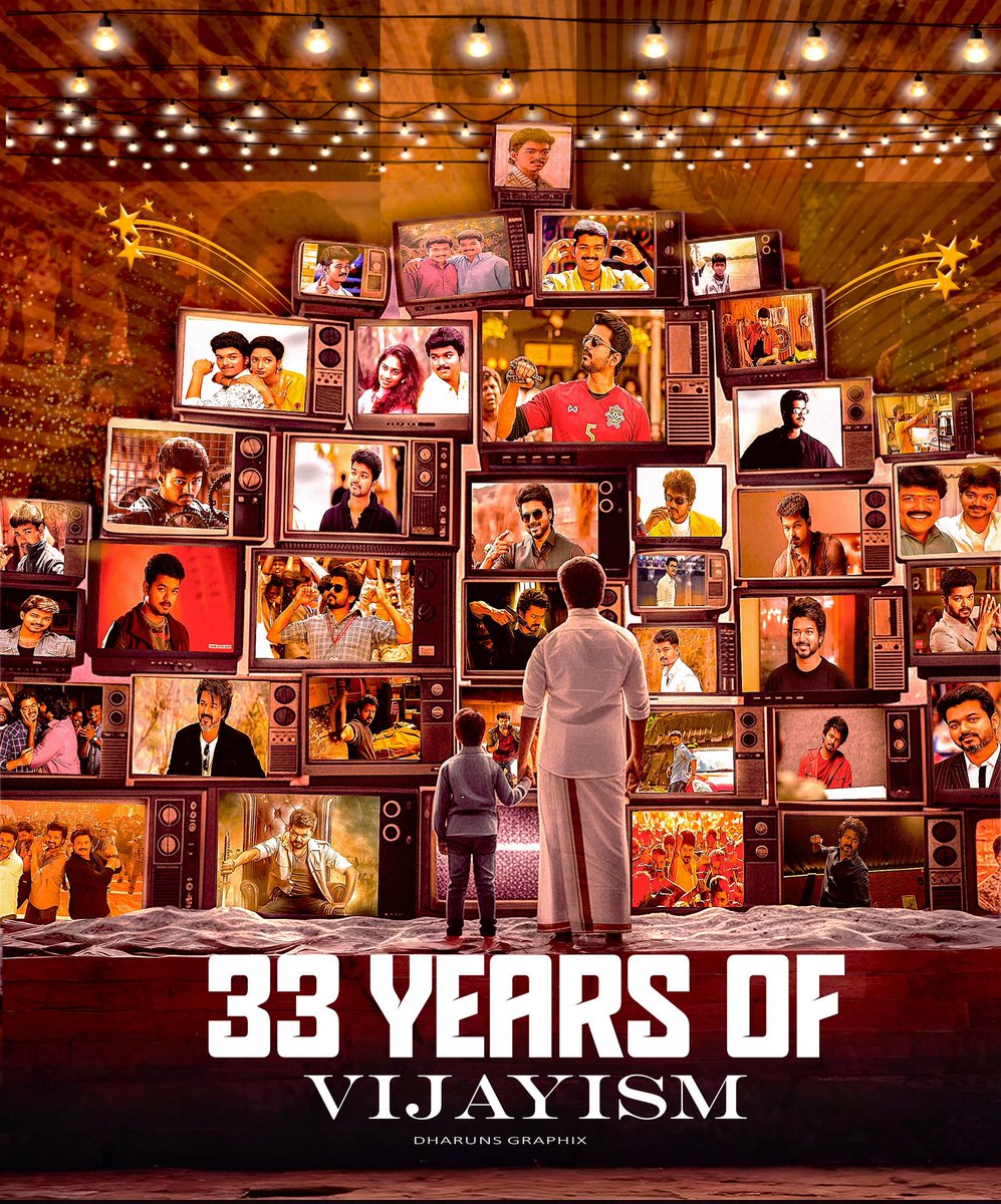 georgeviews's tweet image. 33 Years of #ThalapathyVijay&apos;s Reign. 69 films. 4 decades of cinema. A legacy etched in our hearts forever. ❤ 
 #33YearsOfVijayism  @actorvijay