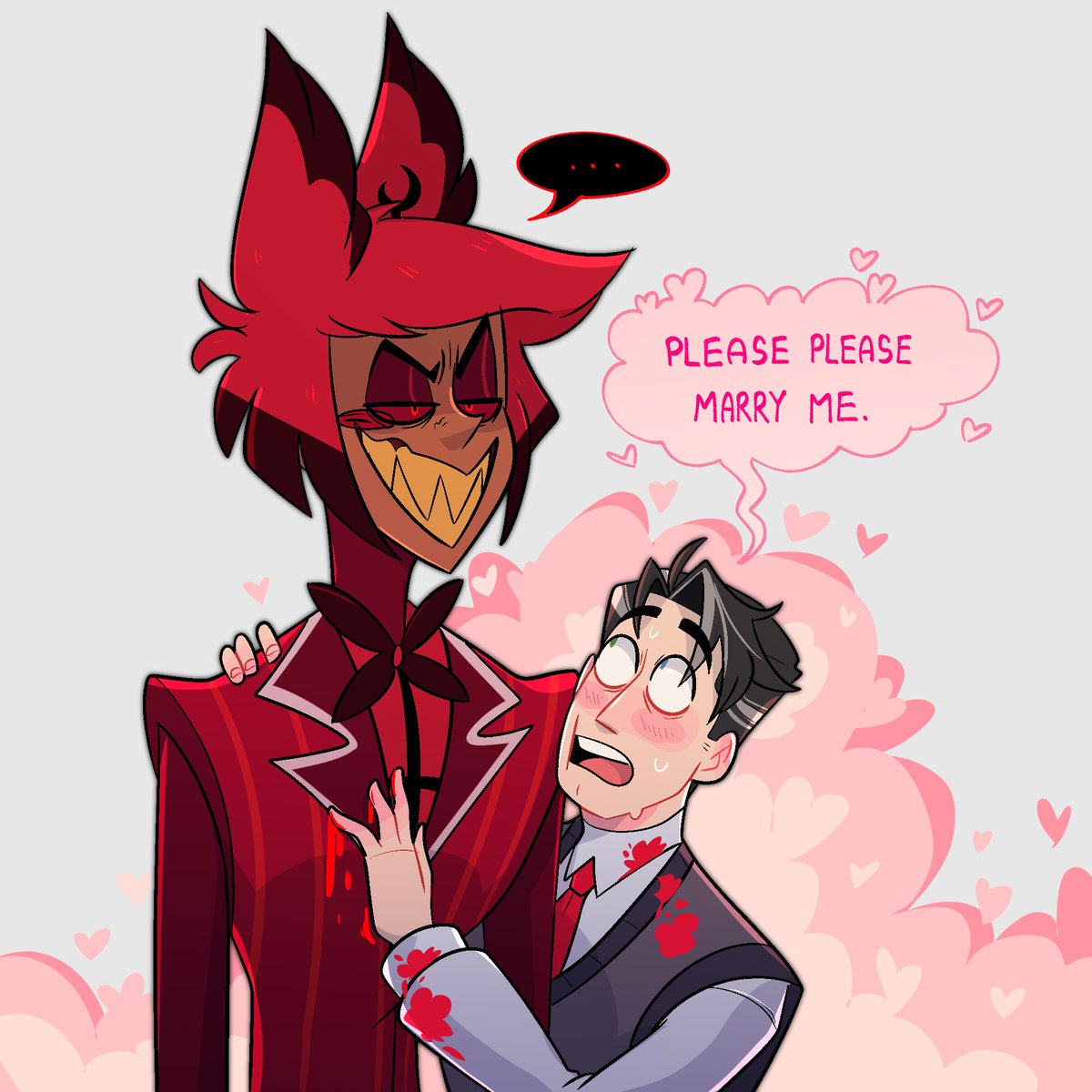 gatormurky's tweet photo. alastor is already has regrets 
#RadioStatic https://t.co/I0KpJvW8da