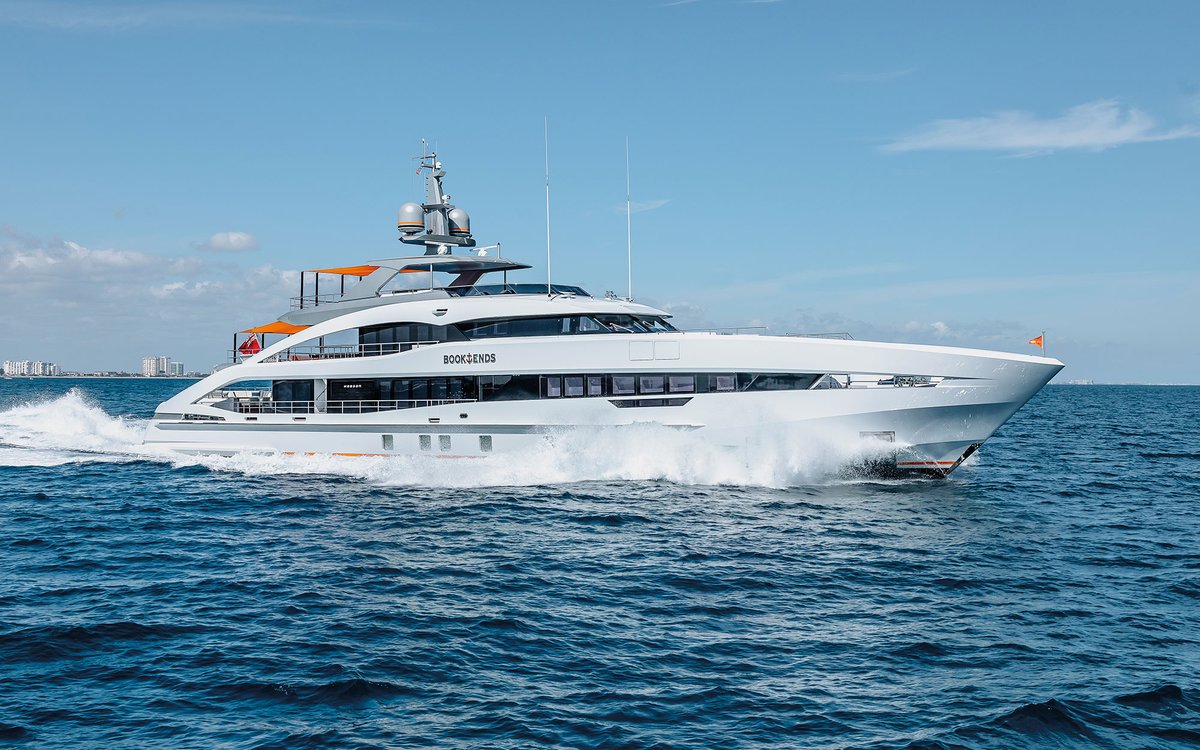 OCyachts's tweet photo. We are delighted to announce the sale of 50m Heesen yacht BOOK ENDS, with Sales &amp; Purchase Directors, Thom Conboy and Chris Collins representing the Seller.

Congratulations to everyone involved in the sale and to the new Owner 🥳 https://t.co/Bk8Rifhp8k