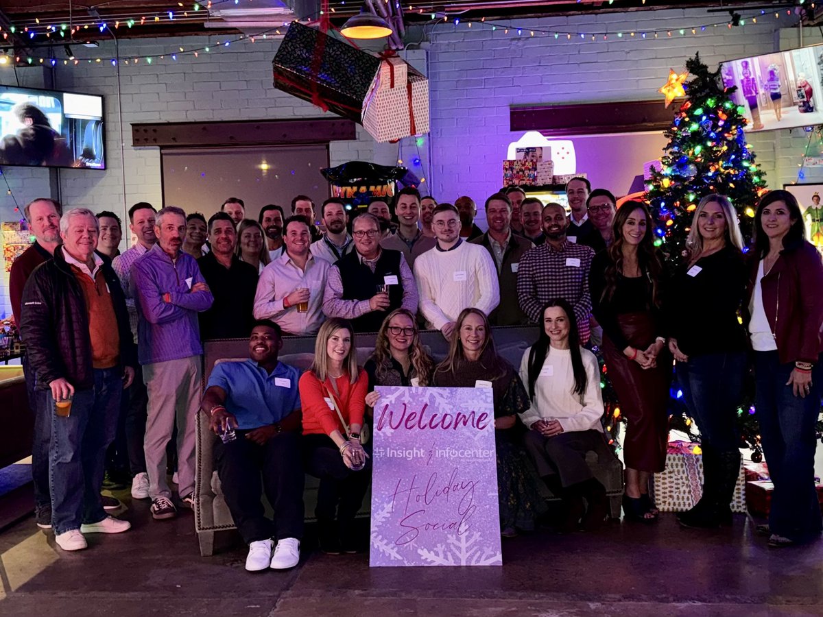 InfocenterIO's tweet image. Nothing brings people together like the holidays! The @InsightEnt + @InfocenterIO Holiday Social was the perfect blend of fresh faces, familiar friends, and plenty of good cheer. Grateful for a team this talented.. and this fun. 🎄