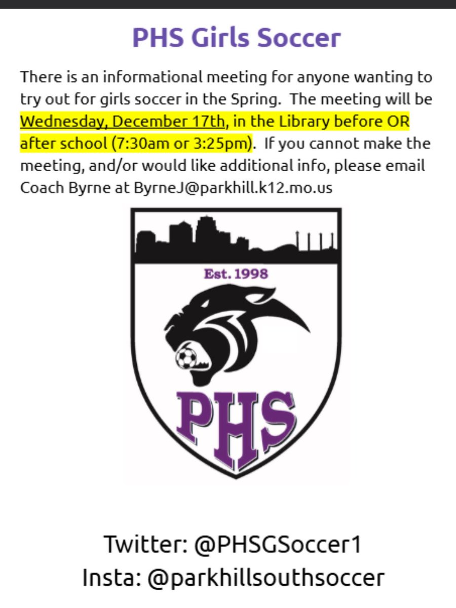 PHS Girls Soccer tweet media