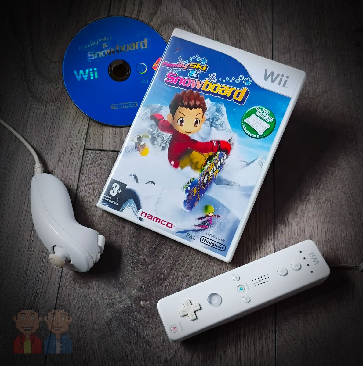 ❄️ It's getting colder here in the UK, so this Wednesday we felt we'd take to the slopes &amp; pretend we're snowboarding, #Nintendo Wii Style

On first look, atleast to us, the box art makes the game appear as a shovelwere title, even though it's Namco &amp; we kinda like it.

Any Fans?