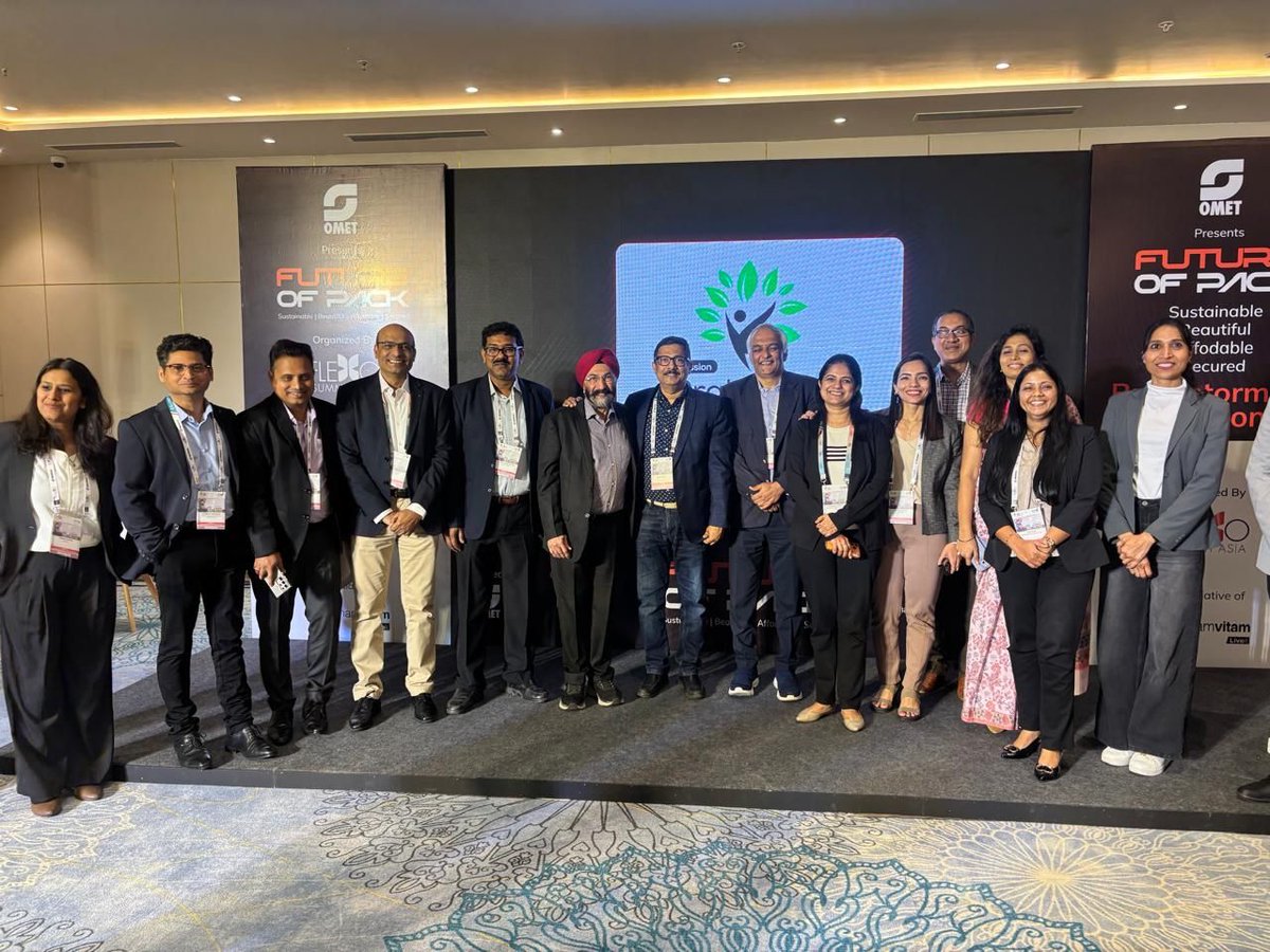 Leading Brands applaud Future of Pack!

Unique brainstorming session with packaging development heads &amp; senior managers of leading FMCG brands, "FUTURE OF PACK" was curated by Pawandeep Sahni MD of Omet India &amp;  Harveer Sahni.
lnkd.in/gFjgqXcA 
or
lnkd.in/gjfk_cmy