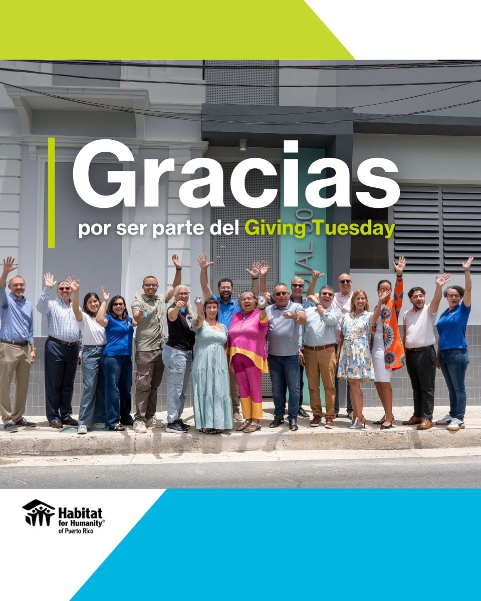 Gracias, Puerto Rico. Su apoyo construye esperanza para 2026. 
..
🪚 habitatpr.org