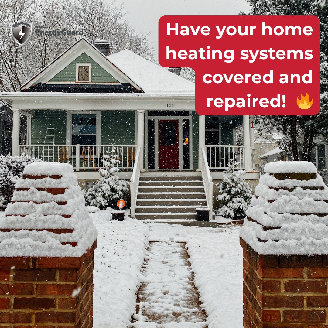 AgwayEnergy's tweet image. The temps are dropping — make sure your heating system’s ready for the season. Stay cozy, stay covered with EnergyGuard.