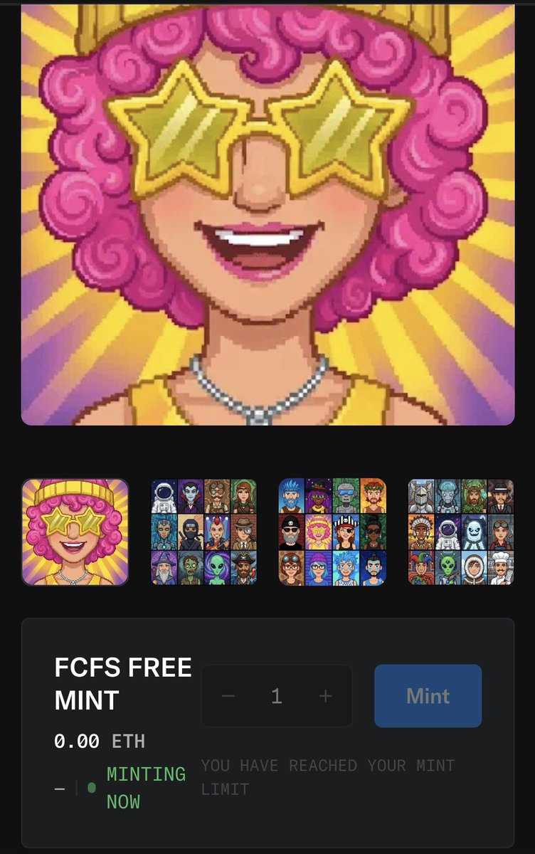 Pixel Crew | FCFS Free Mint tweet media