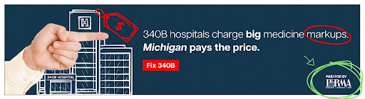 You know who charges *really* big medicine markups?

Pot/kettle, etc. 

#Protect340B #340BMatters