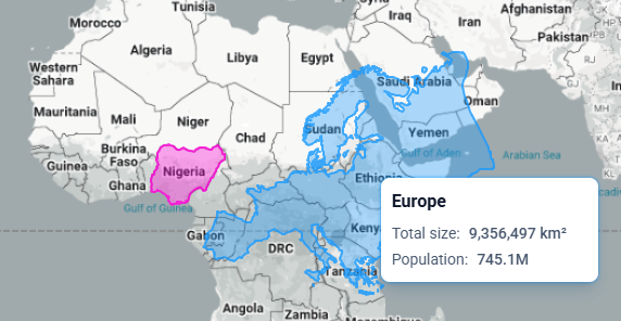 derekhyyc's tweet photo. @UltraDane Numbers are right, map projection is misleading. https://t.co/IBZjvgXcDi