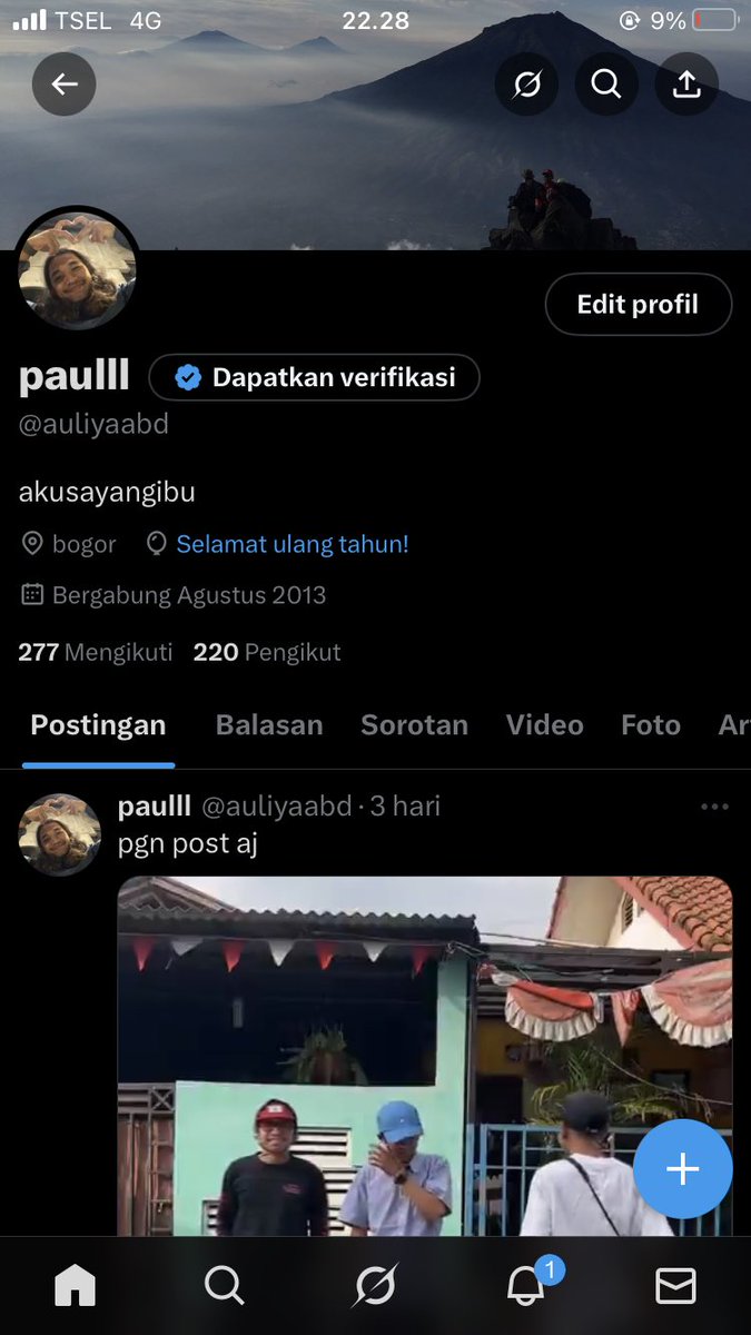 auliyaabd's tweet photo. tahun ini tidak merayakan di gunung, tapi tetap bahagia❣️ https://t.co/XKcWpFDJFc