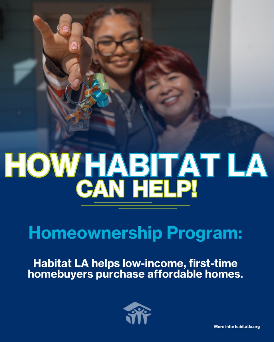 HabitatLA's tweet photo. 💸 Dreaming of a California home? That’ll be $237,000 a year, please 😳
At Habitat LA, we’re breaking barriers so families can turn the dream of homeownership into reality. 🩵🔑
🔗 Learn more: https://t.co/BYDOMvxcxv
#HabitatLA #BuildLA #AffordableHousing #BuildingHope https://t.co/ofLtISsmek