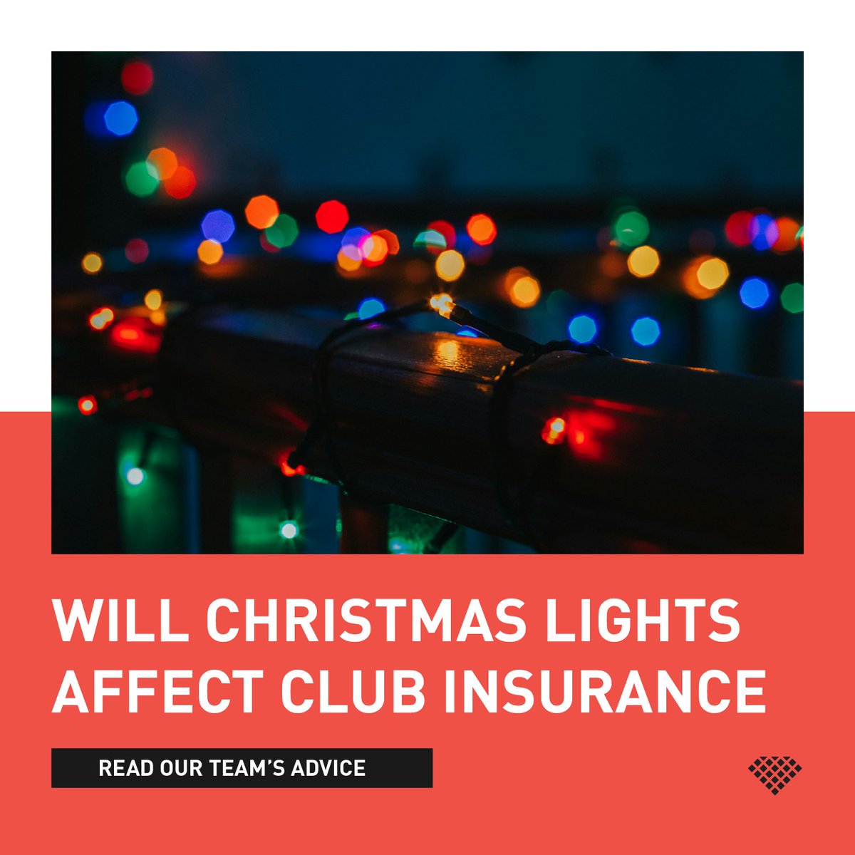 With the festive season upon us, many clubs are thinking about trimming the tree and putting up the lights.

But could your Christmas cheer cause an insurance nightmare?

Our team explain your responsibilities if you're decking the halls at your club!

loom.ly/X5WjiX0
