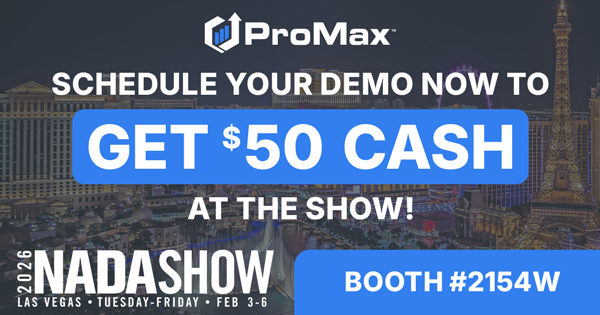 ProMaxUnlimited's tweet photo. #NADA2026 is coming sooner than you think, and we're so excited to show off our award-winning platform - Complete CRM - that we're giving away $50 cash if you attend a demo at the show! 

Reserve your spot today:
https://t.co/Wj2KoviHd3 https://t.co/ffuOpwrxpb
