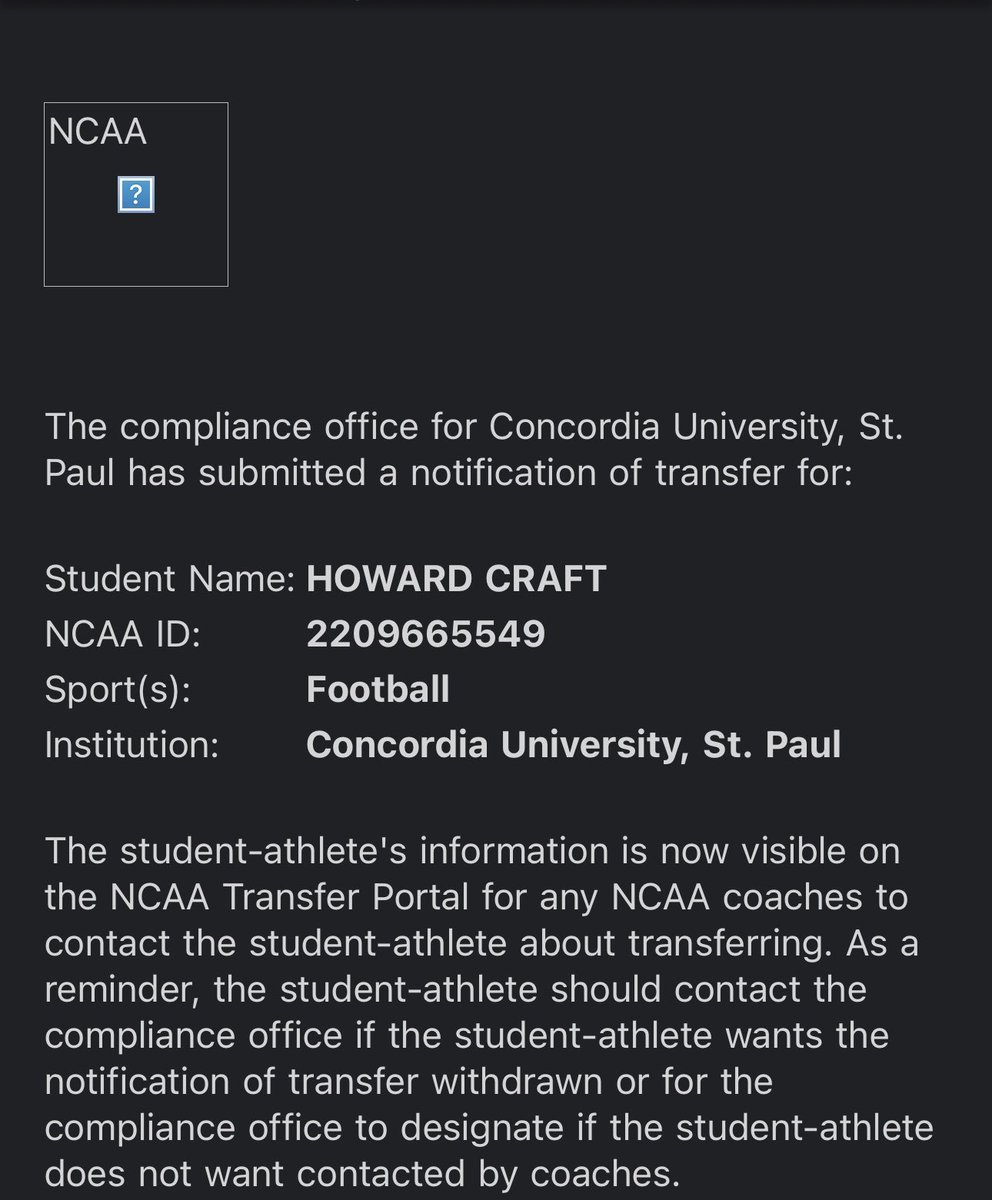 HowardCraft44's tweet image. Officially entering the portal. Looking to come in and compete for a championship.
6,3 250 DL 
NCAA ID #2209665549
Eligibility - 2 years