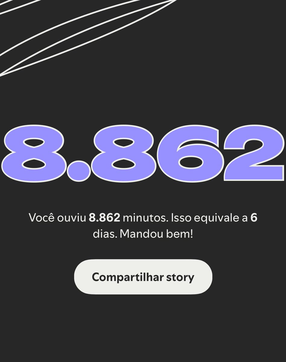 odeiodjs's tweet image. imagina pagar spotify premium pra ouvir o equivalente a 6 dias de musica pqp