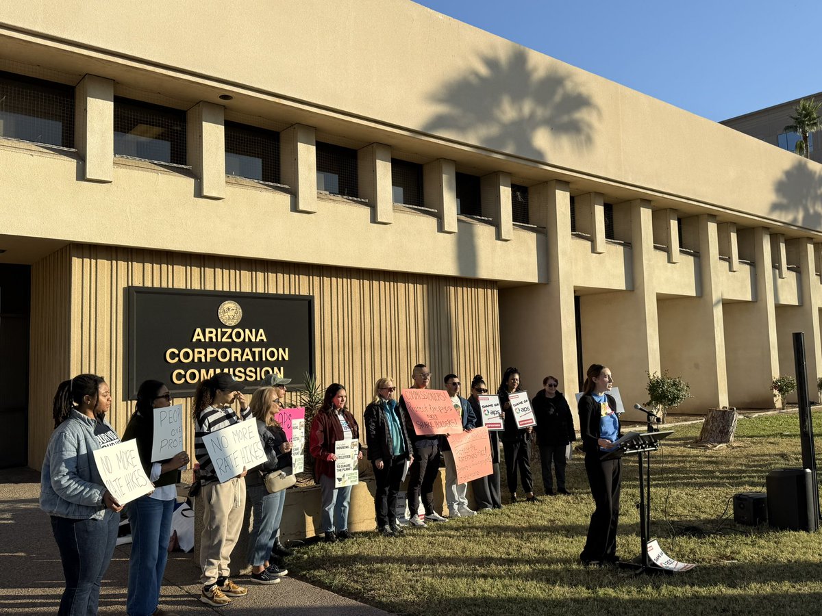 pitaJ's tweet image. Community members are being pushed to choose between medication, groceries, and childcare because of continuous rate hikes. Meanwhile, @apsFYI makes millions off us. AZ Corp Comm, Arizonans deserve better! #PeopleOverProfits