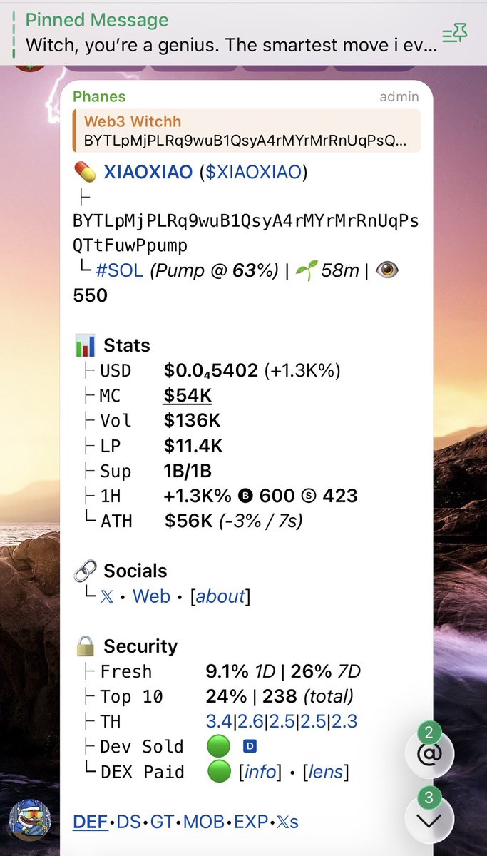 Web3_Witchh's tweet image. New CA that looks ready to move.
BYTLpMjPLRq9wuB1QsyA4rMYrMrRnUqPsQTtFuwPpump
$XIAOXIAO

Buy pressure is building and fresh wallets are sliding in.
Full plays drop first in my group.
t.me/Web3_Witchh

#Solana #helevier #memecoin #Crypto #Altcoins #zeudiners