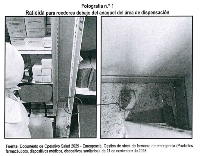 saludconlupa's tweet photo. 🚨#Desabastecimiento de 14 medicinas, 4 ventiladores mecánicos malogrados y #raticida en la farmacia de emergencia. Todo ello fue identificado en el Hospital #Sabogal, uno de los servicios de salud más importantes de #EsSalud en Lima, durante una inspección de la #Contraloría.🧵 https://t.co/GADzOC5cbS