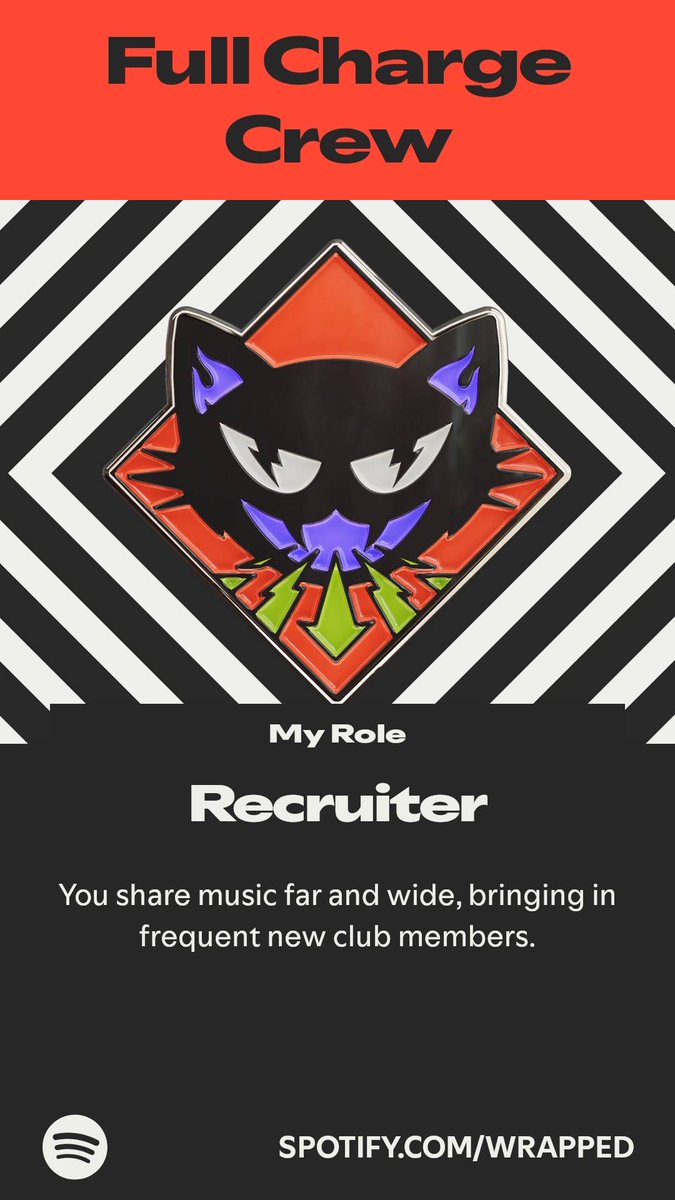 I was part of a special club this year. More in my #SpotifyWrapped.   spotify.com/wrapped-share/…