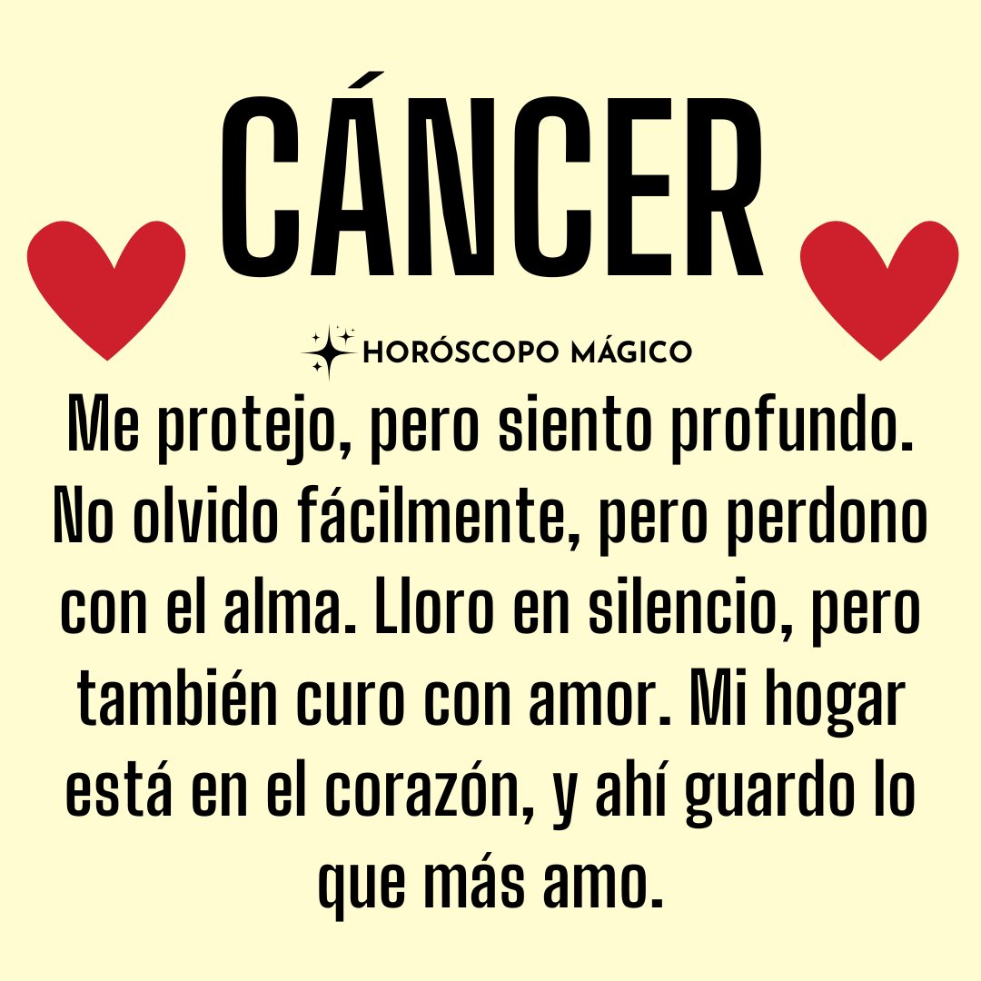 Cáncer Horóscopo Mágico 🔮 tweet media