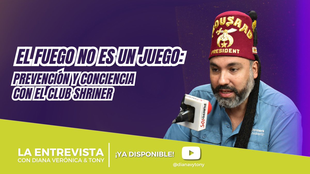 📺 Ya está disponible #LaEntrevista en <a href="/YouTube/">YouTube</a>

¿Cómo prevenir accidentes con pólvora? 🎆
Juan Carlos Otaegui de <a href="/Shrinerssv/">Shriners El Salvador</a> comparte claves de la campaña “El fuego no es un juego”.

🔗 Mírala aquí» youtu.be/4ML38dx0huQ
