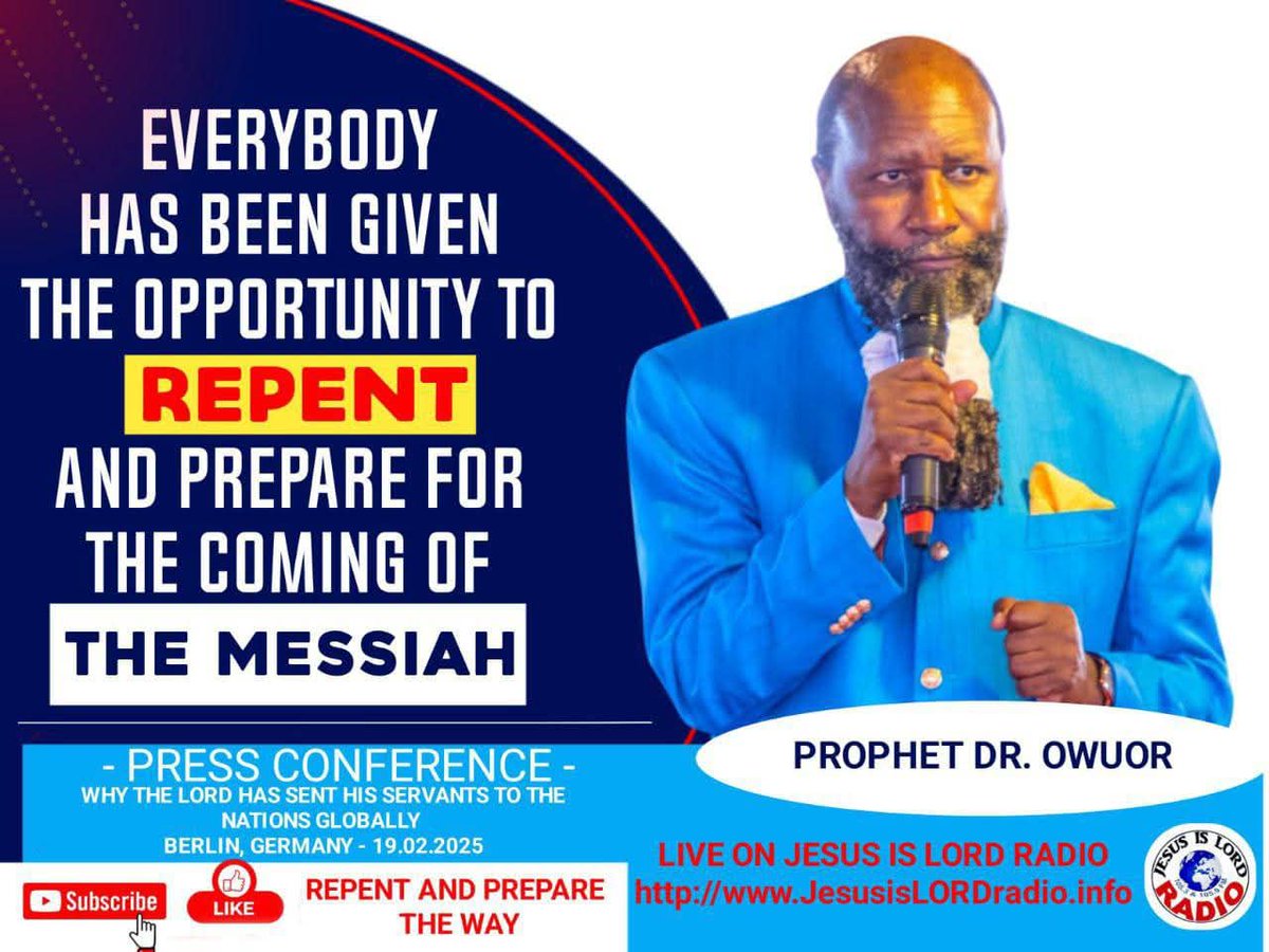 The LORD has lowered HIS GLORY to destroy darkness and to Establish Holiness and Righteousness 

Cripples walking,blind seeing  even HIV/AIDS being healed is a #MegaCryInEurope ,a call to REPENTANCE